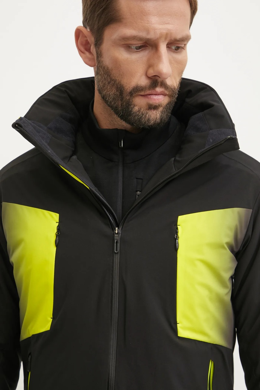 Μπουφάν για σκι Descente Gradation χρώμα: μαύρο, DWMYGK31Y φωτογραφία