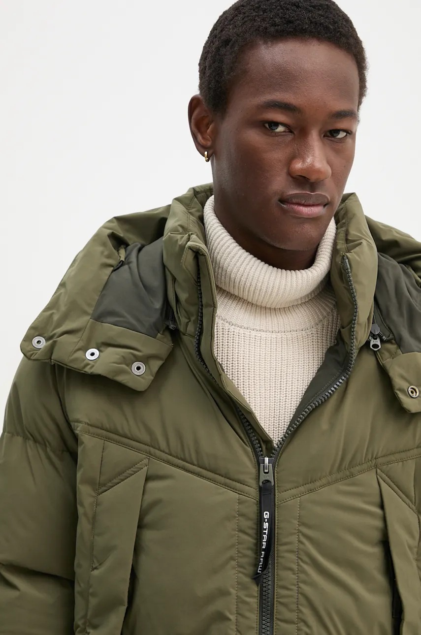 Μπουφάν G-Star χρώμα: πράσινο, D25347-D518 φωτογραφία