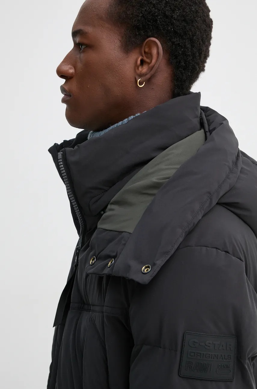Μπουφάν G-Star χρώμα: μαύρο, D25347-D518 φωτογραφία