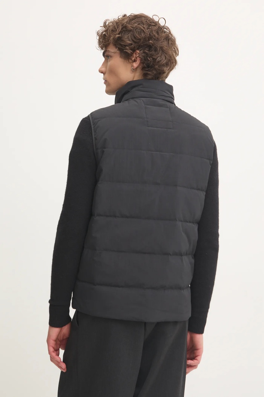 Abercrombie & Fitch pehelymellény fekete, férfi, átmeneti, KI132-4152 termék 2. képe