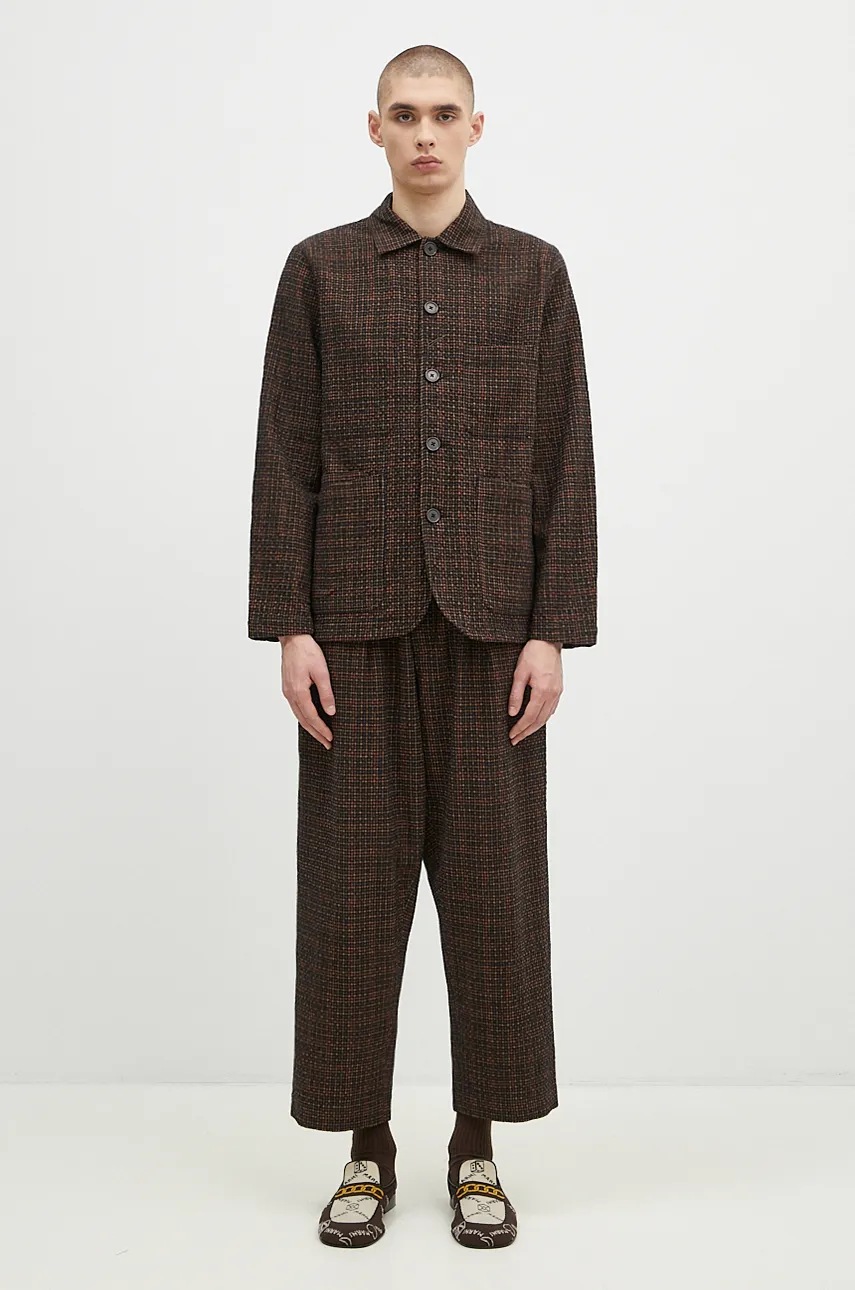 Μάλλινο πουκάμισο Universal Works φωτογραφία