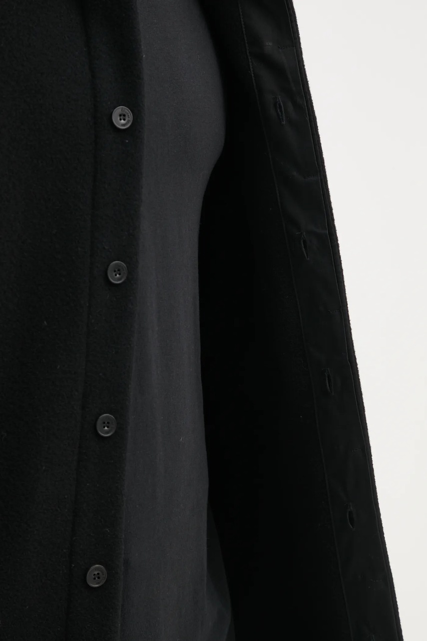 Μάλλινο μπουφάν Études Studio χρώμα: μαύρο, H24MMOUT371 φωτογραφία