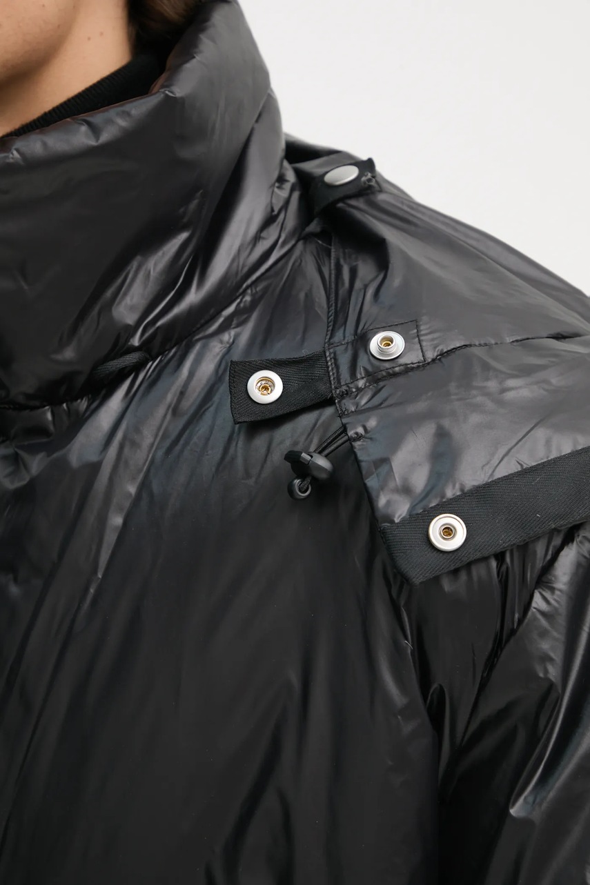 Μπουφάν με επένδυση από πούπουλα Études Studio ανδρικό, χρώμα: μαύρο, H24MMOUT714 φωτογραφία