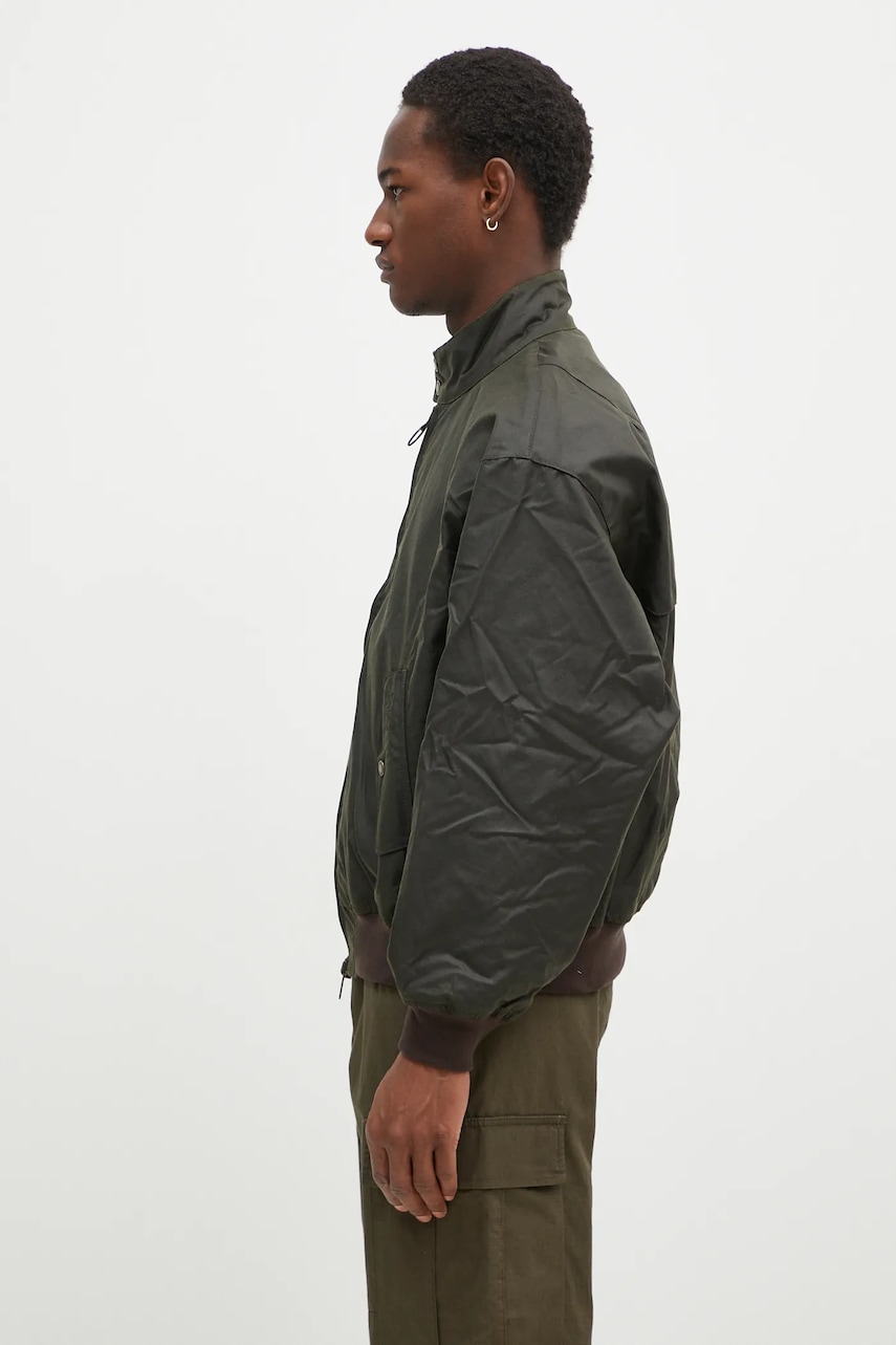 Куртка Baracuta Barbour x Baracut Wax Jacket мужская цвет зелёный переходная oversize BRCPS1093 Куртка Baracuta Barbour x Baracut Wax Jacket мужская цвет зелёный переходная oversize BRCPS1093