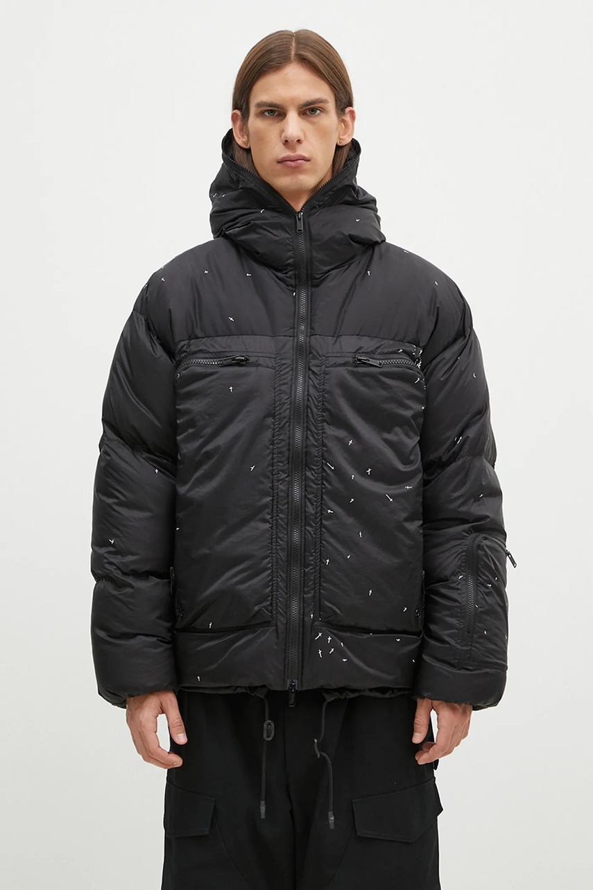 Undercover geaca de puf Blouson barbati, culoarea negru, de iarna, oversize, UC2D4207