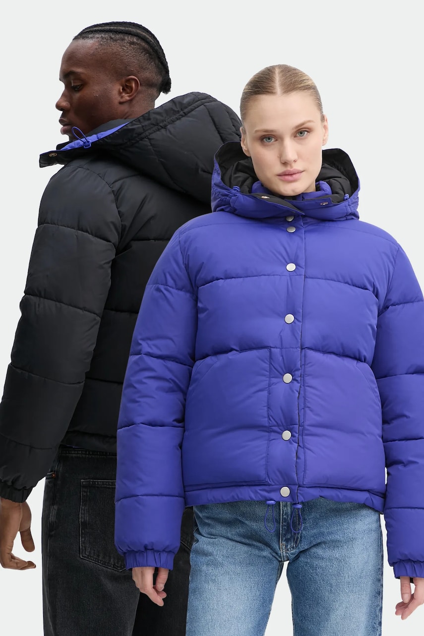 A.P.C. geaca cu doua fete doudoune sophie de iarna, oversize, PAAFW.F30200 A.P.C. geaca cu doua fete doudoune sophie de iarna, oversize, PAAFW.F30200