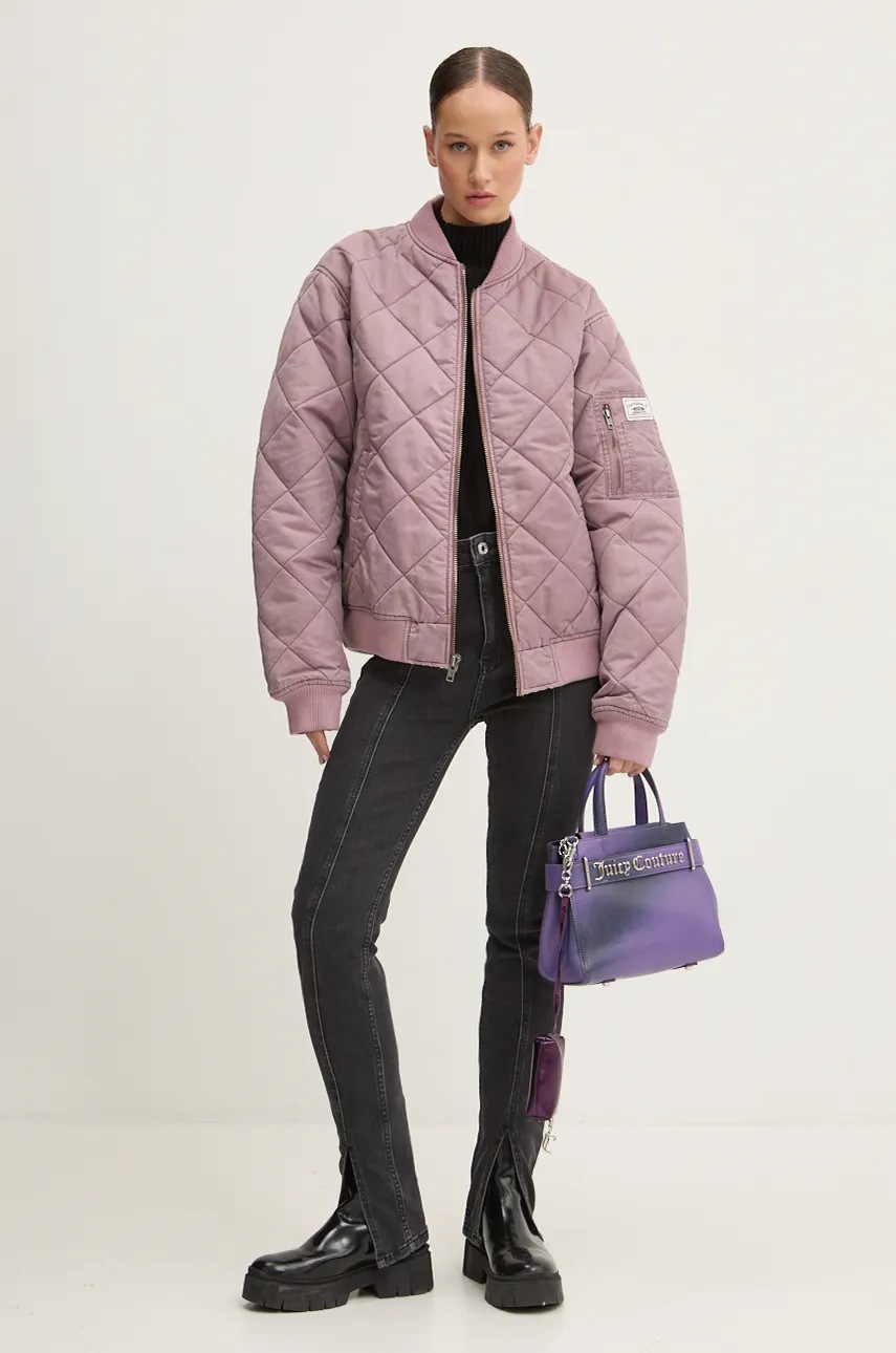 Guess Originals bomber dzseki rózsaszín, átmeneti, M4BL51 WFA20 termék 2. képe