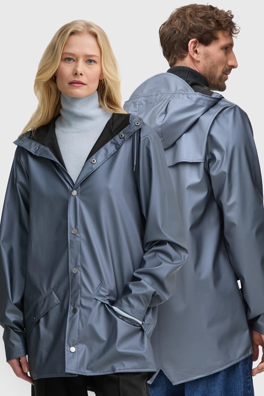 Rains geaca de ploaie Jacket W3 de tranzitie, oversize, 12010-36