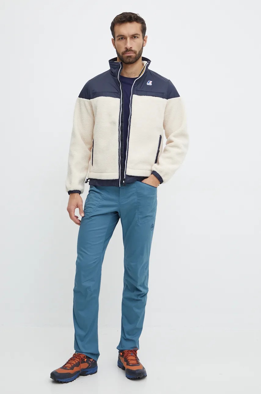 Μπουφάν K-Way χρώμα: μπεζ, K71342W φωτογραφία