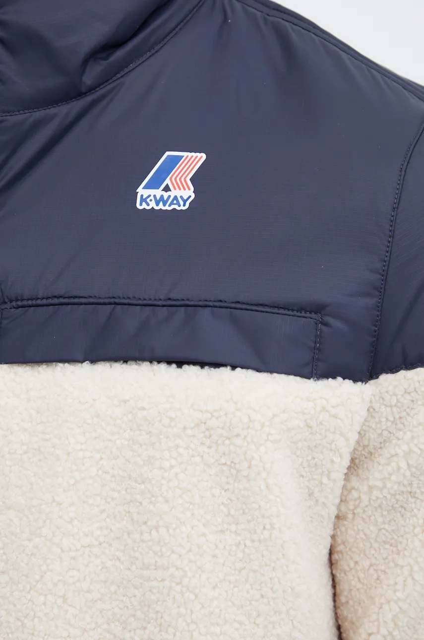 Μπουφάν K-Way χρώμα: μπεζ, K71342W φωτογραφία