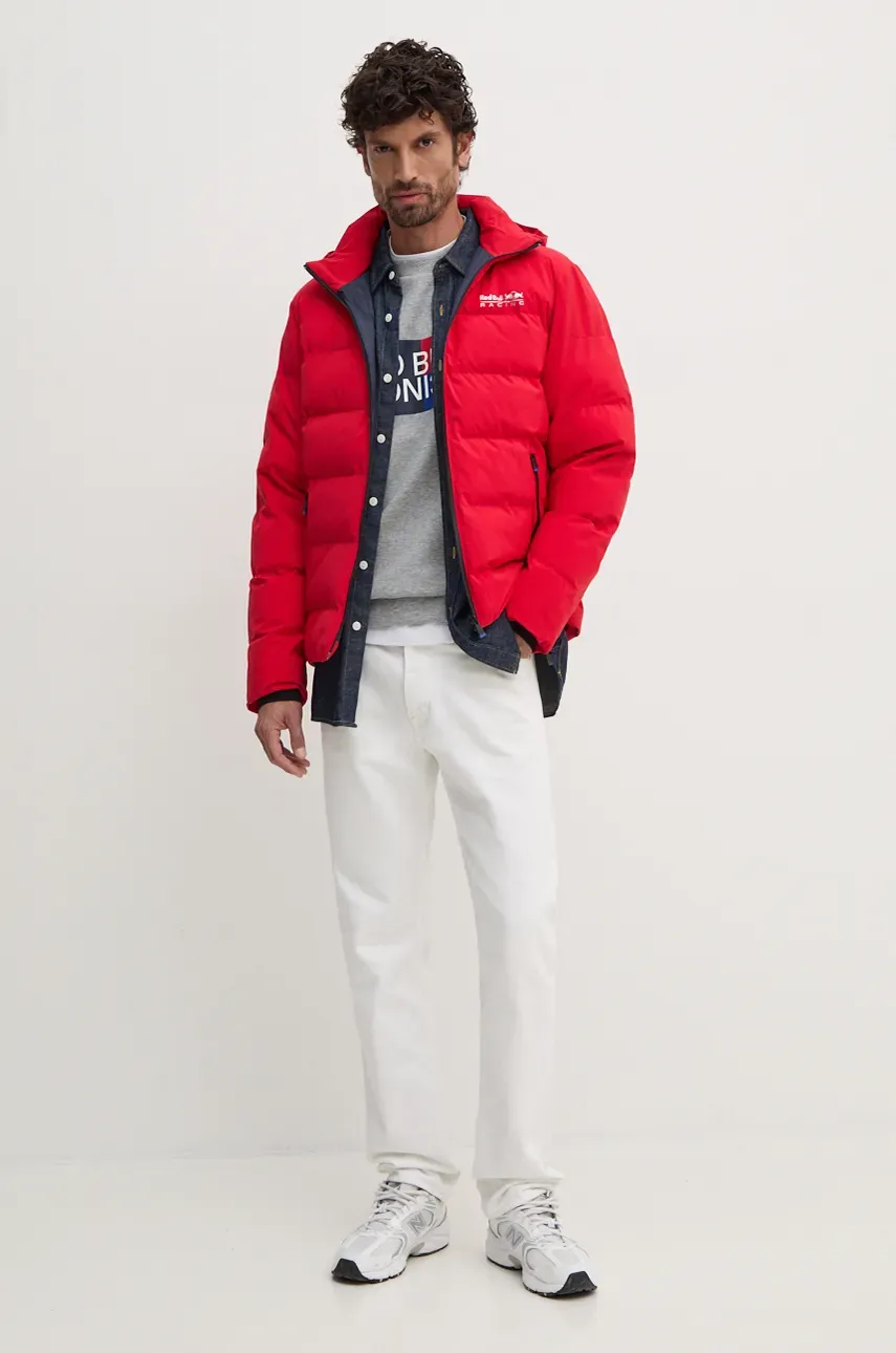Куртка Red Bull Racing x Pepe Jeans Red Bull Racing x Pepe Jeans цвет красный зимняя RU400003 Куртка Red Bull Racing x Pepe Jeans Red Bull Racing x Pepe Jeans цвет красный зимняя RU400003