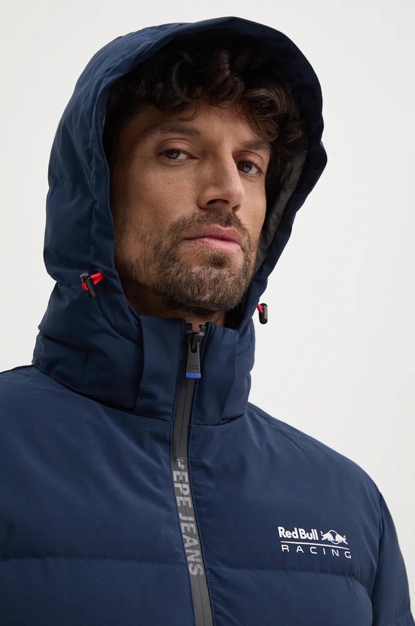 Μπουφάν Red Bull Racing x Pepe Jeans χρώμα: ναυτικό μπλε, RU400003 φωτογραφία