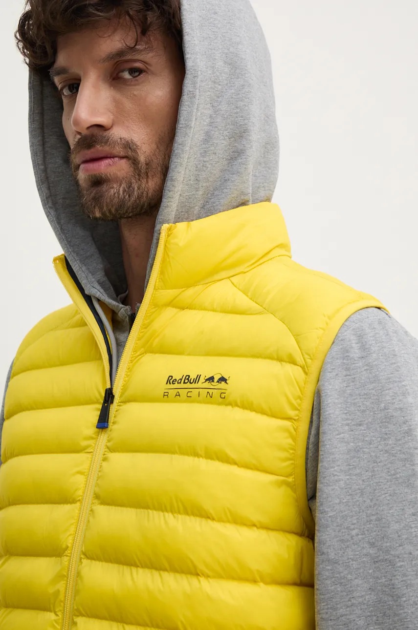 Αμάνικο μπουφάν Red Bull Racing x Pepe Jeans χρώμα: κίτρινο, RU400005 φωτογραφία