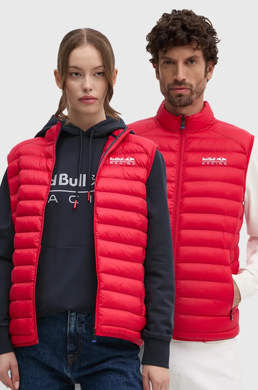 Pepe Jeans vesta Red Bull Racing x Pepe Jeans culoarea rosu, de tranzitie, RU400005