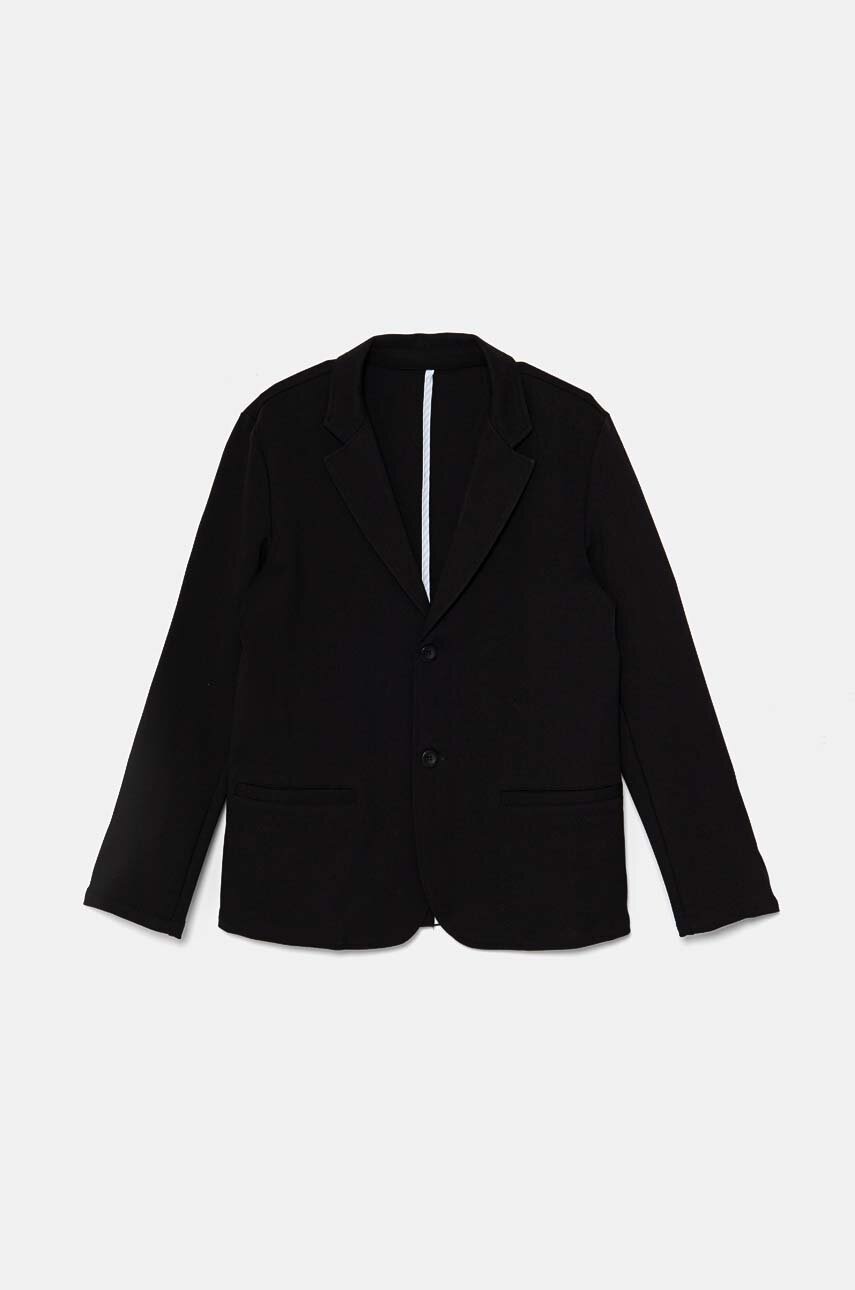 United Colors of Benetton sacou copii culoarea negru, 2EOMCN057 United Colors of Benetton sacou copii culoarea negru, 2EOMCN057