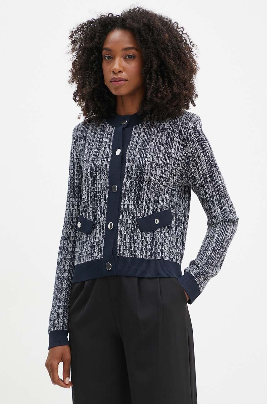 BOSS cardigan femei, culoarea albastru marin, light, 50520443