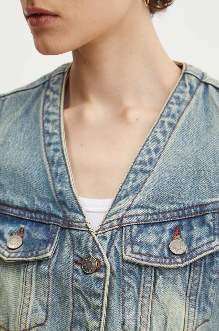 Γιλέκο τζιν Guess Originals W4YG21 D4XY0 φωτογραφία