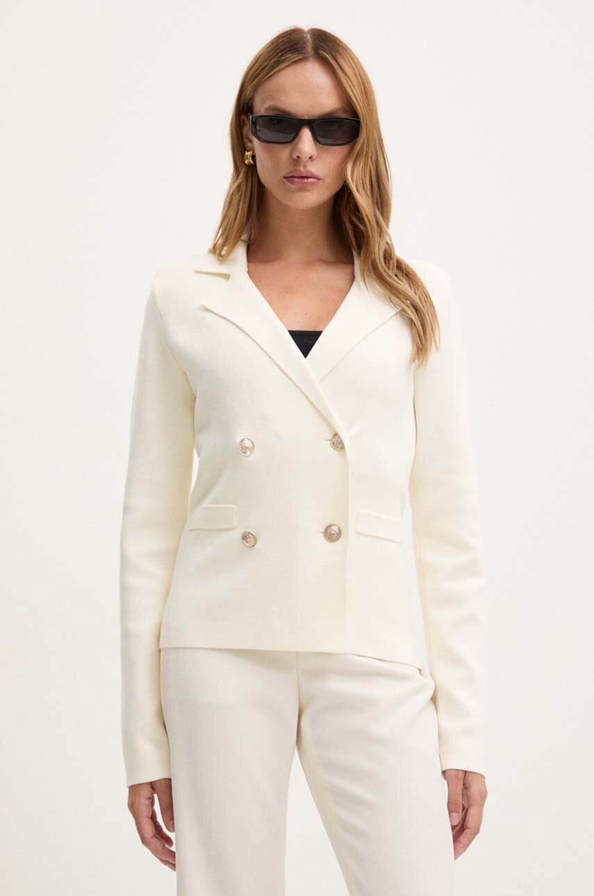 

Сако Marciano Guess ISA в бежово с двуредно закопчаване с изчистен дизайн 4YGR14 5613Z, Бежов