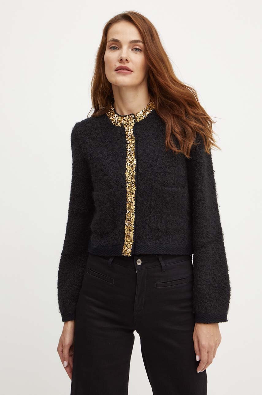 

Жилетка с вълна Pinko в черно 104334 A27E, Черен