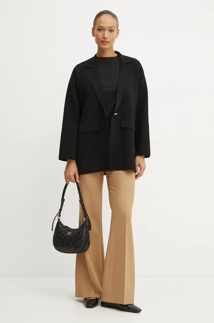 Пиджак Liu Jo цвет чёрный oversize однотонный WF4424 MS99E Пиджак Liu Jo цвет чёрный oversize однотонный WF4424 MS99E