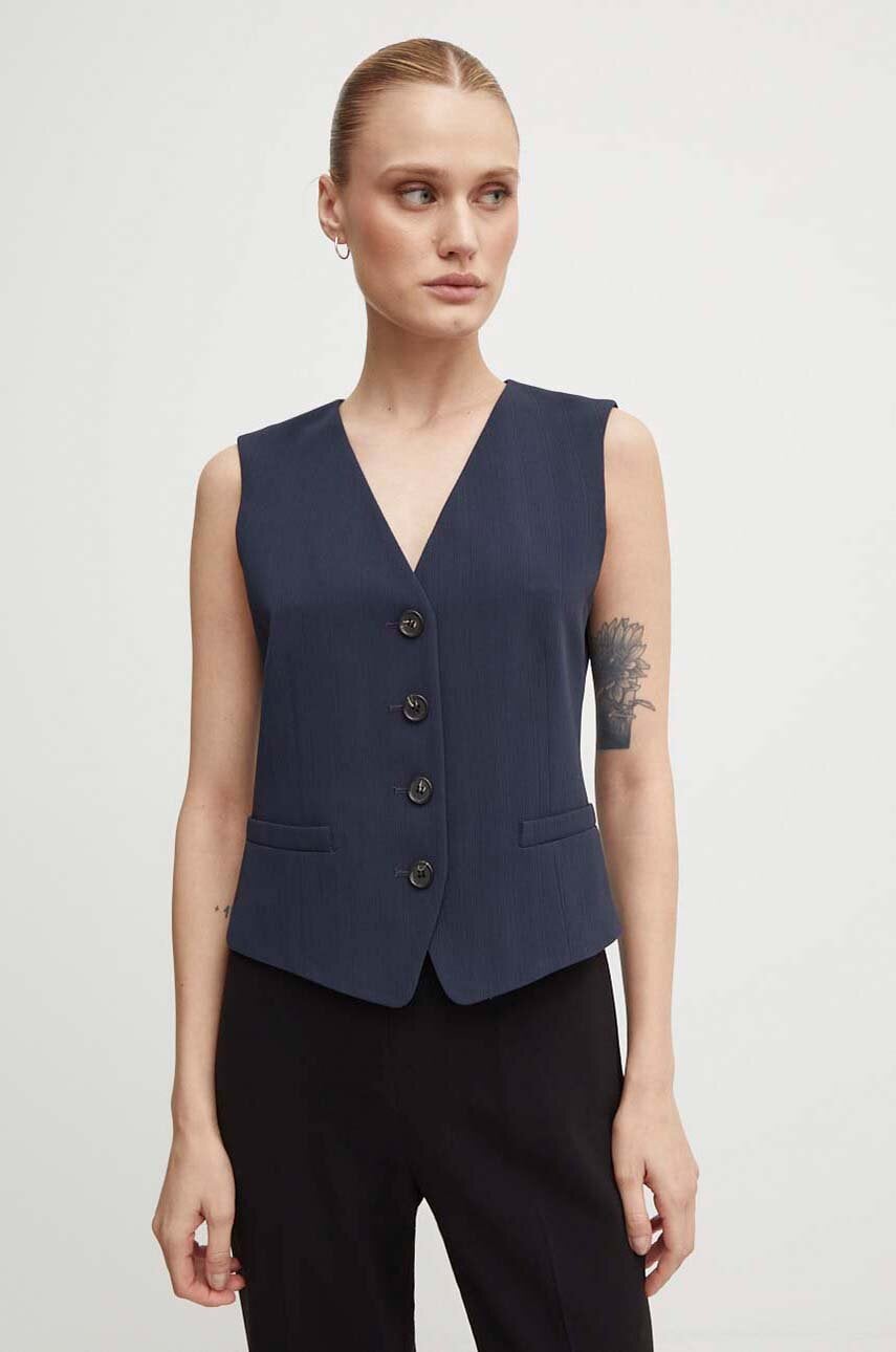 Theory vesta culoarea albastru marin, un singur rand de nasturi, O0509102