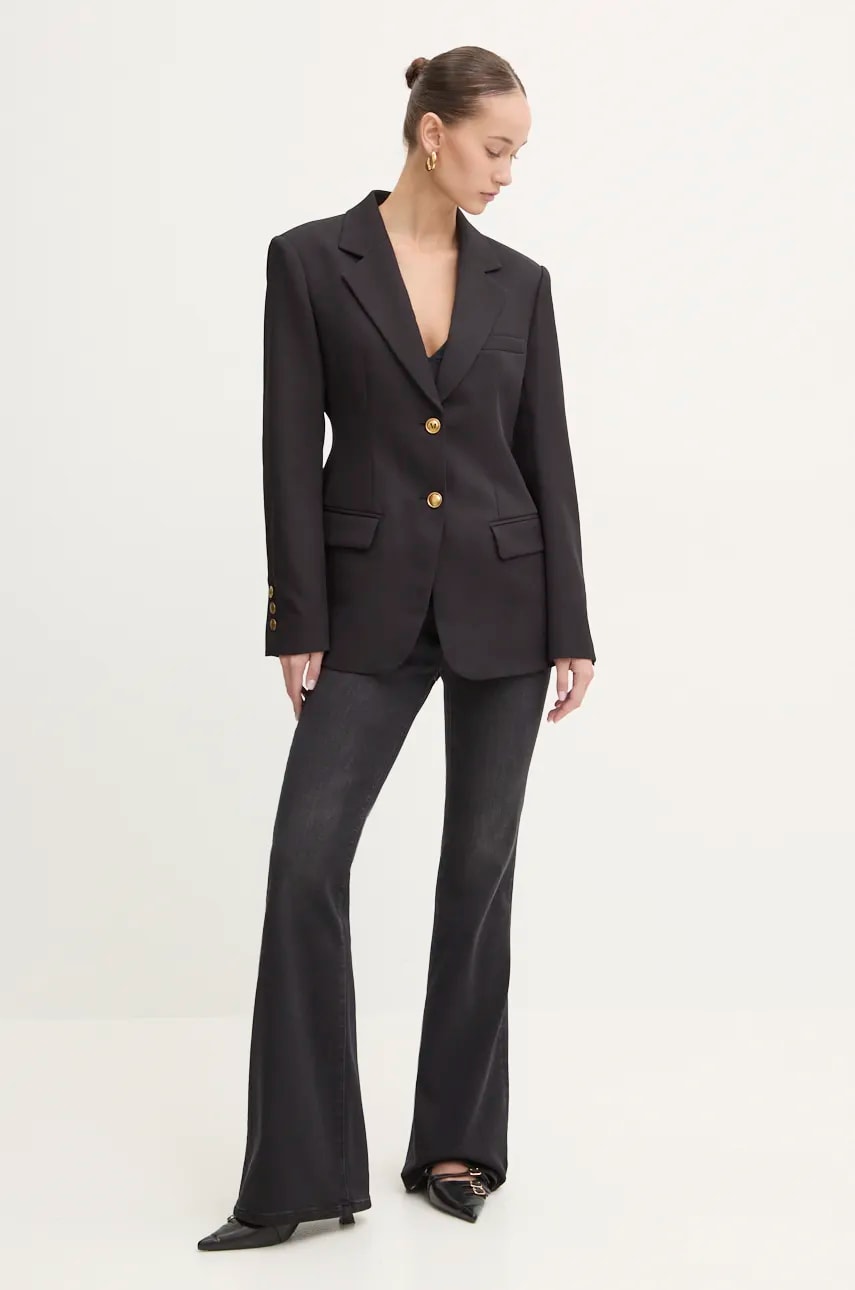 Miss Sixty sacou culoarea negru, un singur rand de nasturi, neted, 6L3WJ0040000 Miss Sixty sacou culoarea negru, un singur rand de nasturi, neted, 6L3WJ0040000