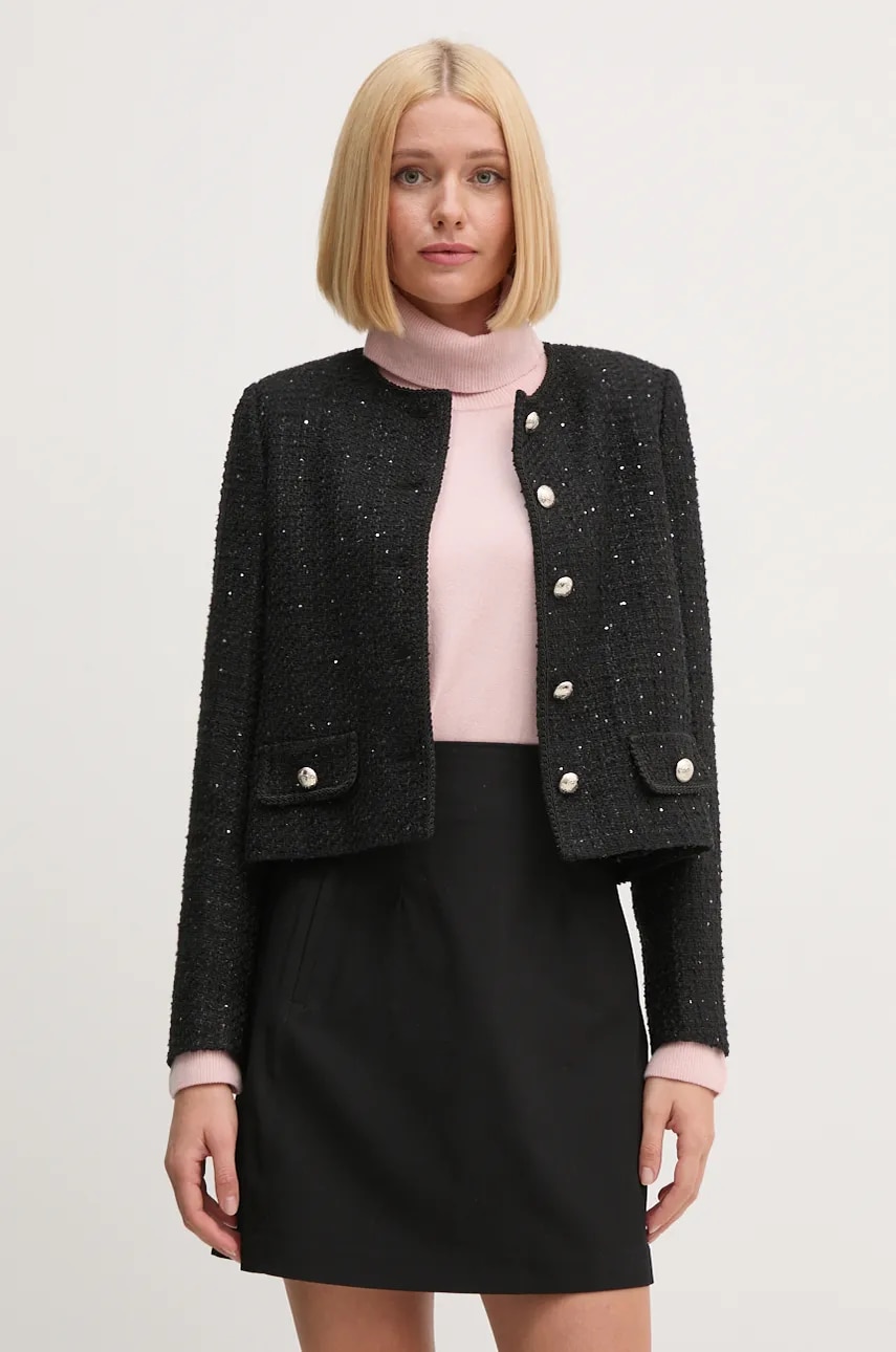Joop! sacou culoarea negru, un singur rand de nasturi, modelator, 30043419 Joop! sacou culoarea negru, un singur rand de nasturi, modelator, 30043419