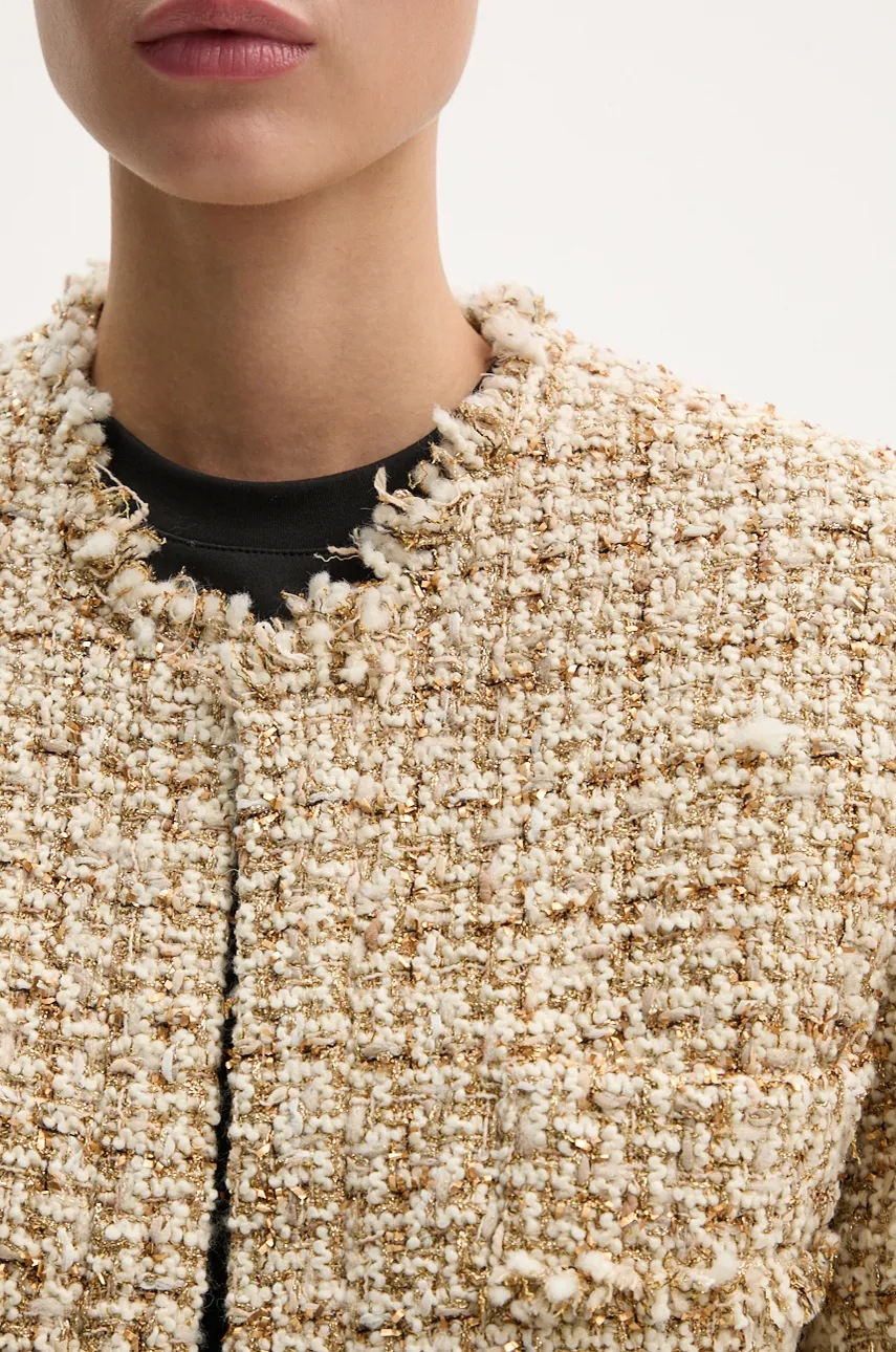 Μάλλινο σακάκι IRO χρώμα: χρυσαφί, WM07CORALI φωτογραφία