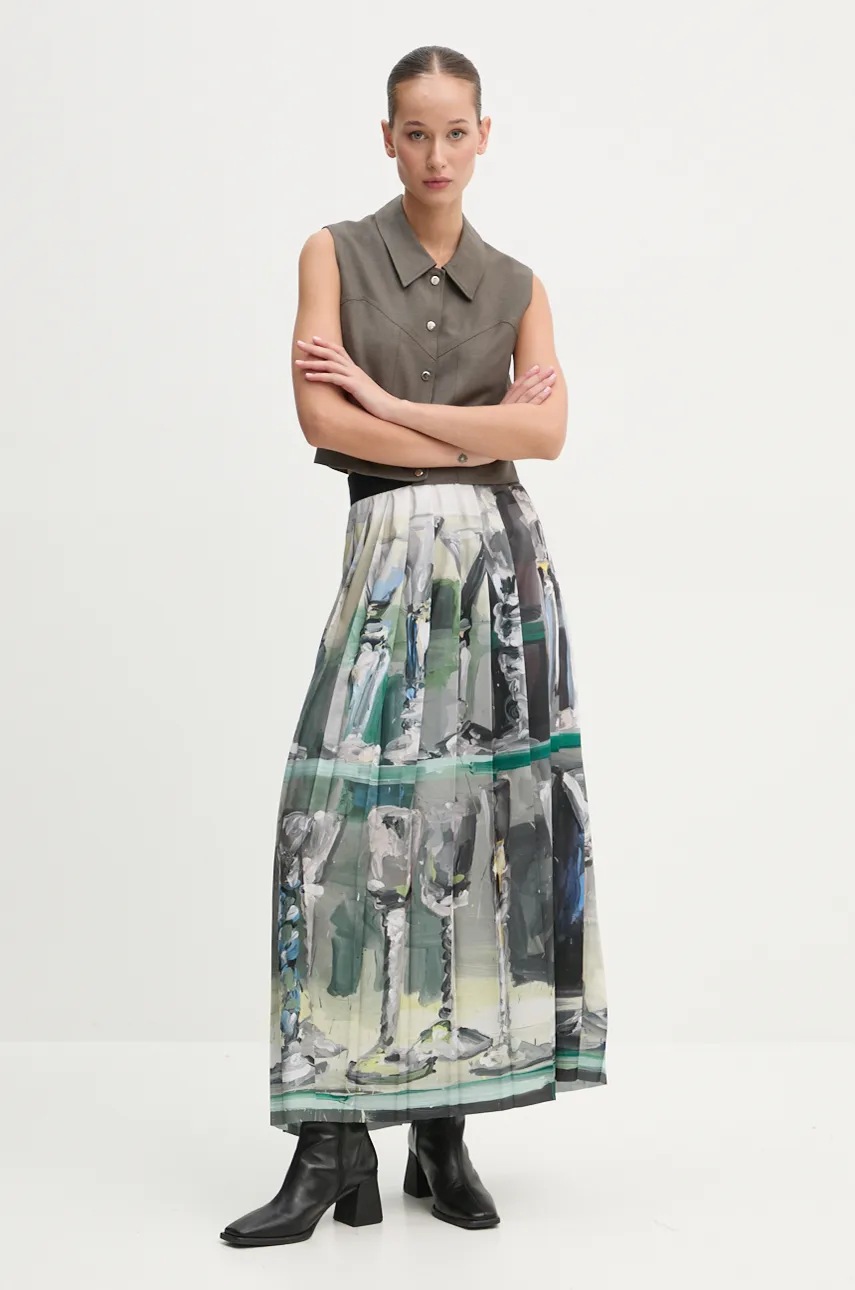 Γιλέκο από μείγμα μαλλιού IRO χρώμα: γκρι, WM16OLISSA φωτογραφία