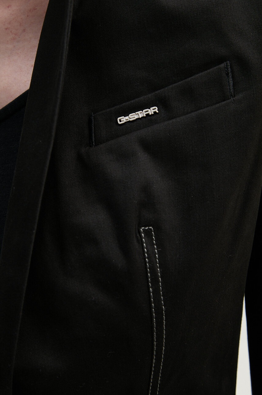 Σακάκι G-Star χρώμα: μαύρο, D25208-D715 φωτογραφία