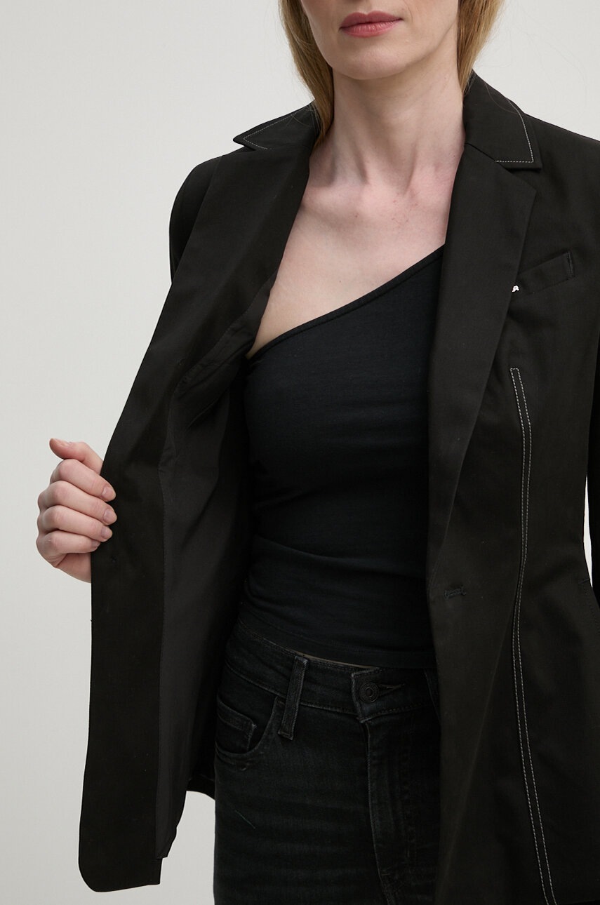 Σακάκι G-Star χρώμα: μαύρο, D25208-D715 φωτογραφία