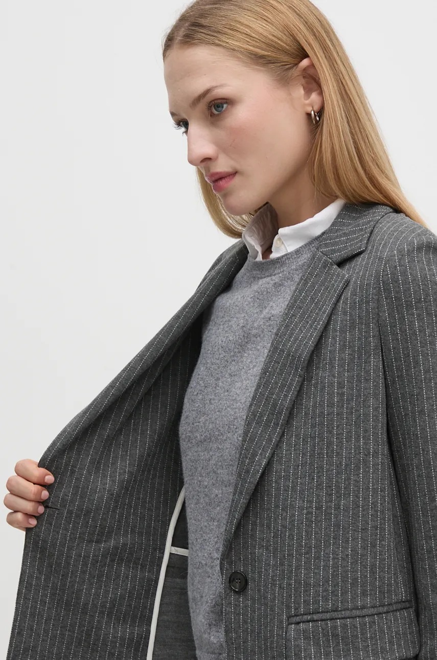 Σακάκι OUI χρώμα: γκρι, 89517 φωτογραφία