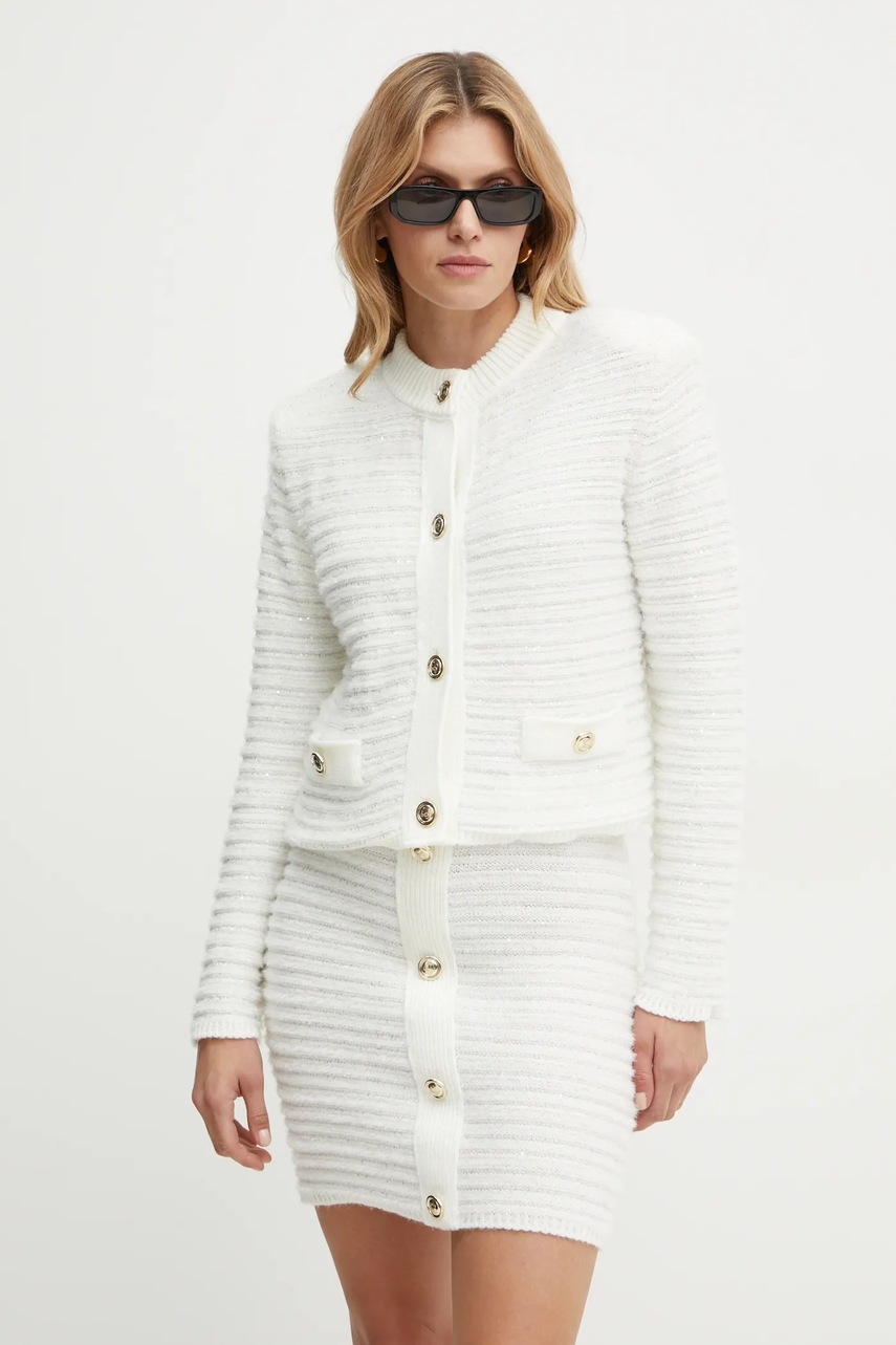Simona Corsellini cardigan femei, culoarea bej, A24CPGIO02