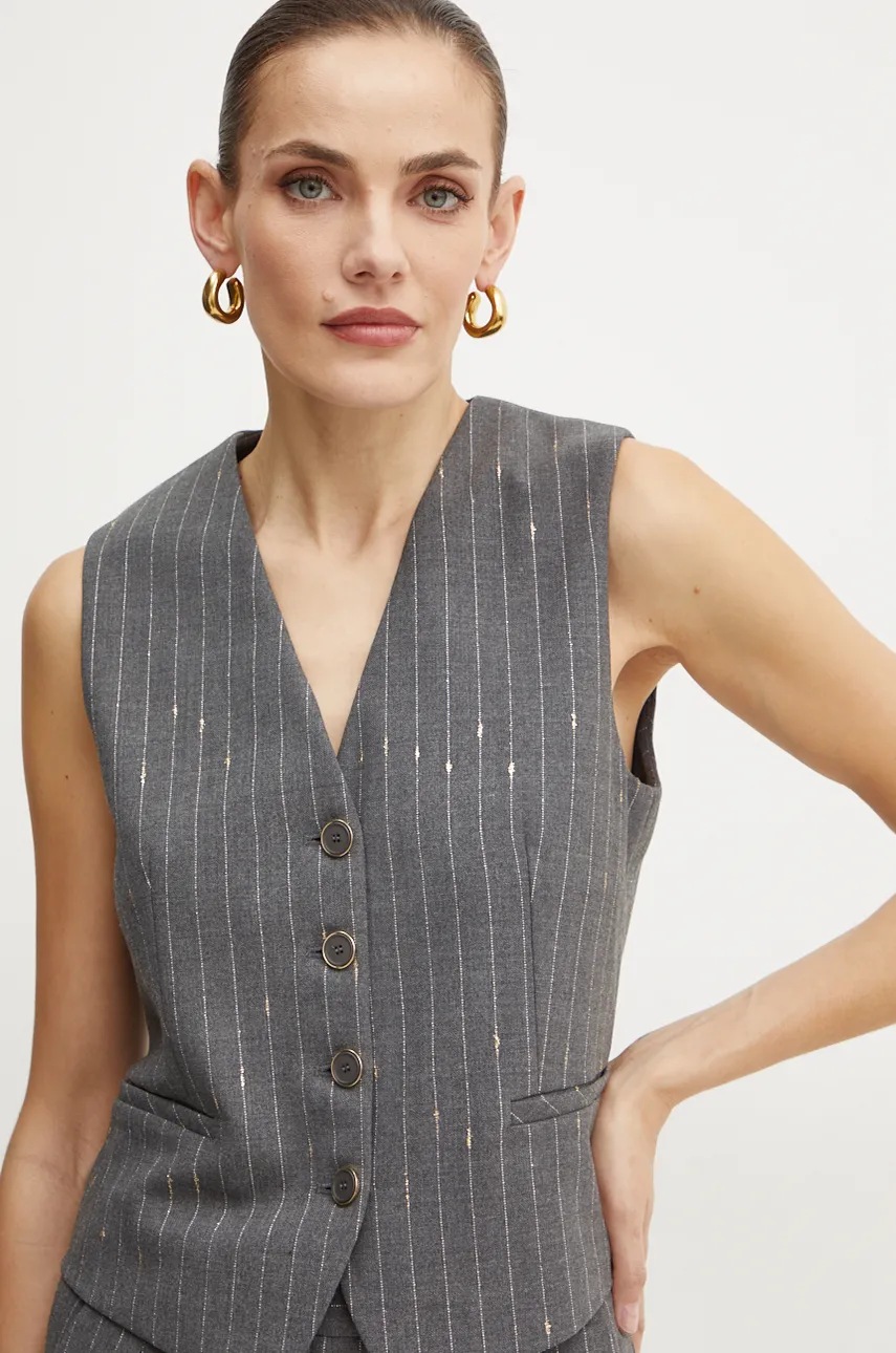 Γιλέκο από μείγμα μαλλιού Simona Corsellini φωτογραφία