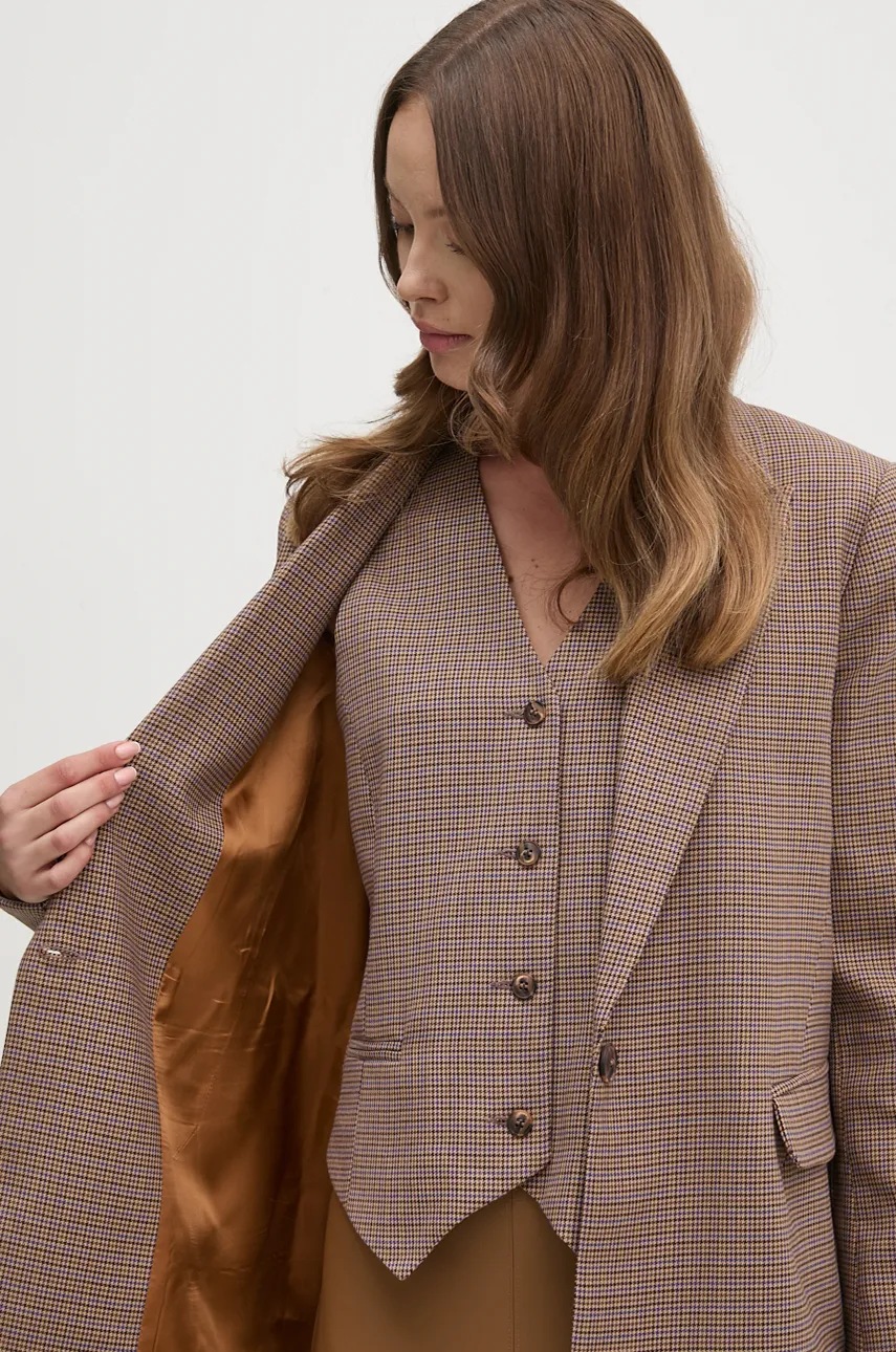 Μπλέιζερ με μίγμα μαλλιού La Petite Française PFVAILLANTE φωτογραφία