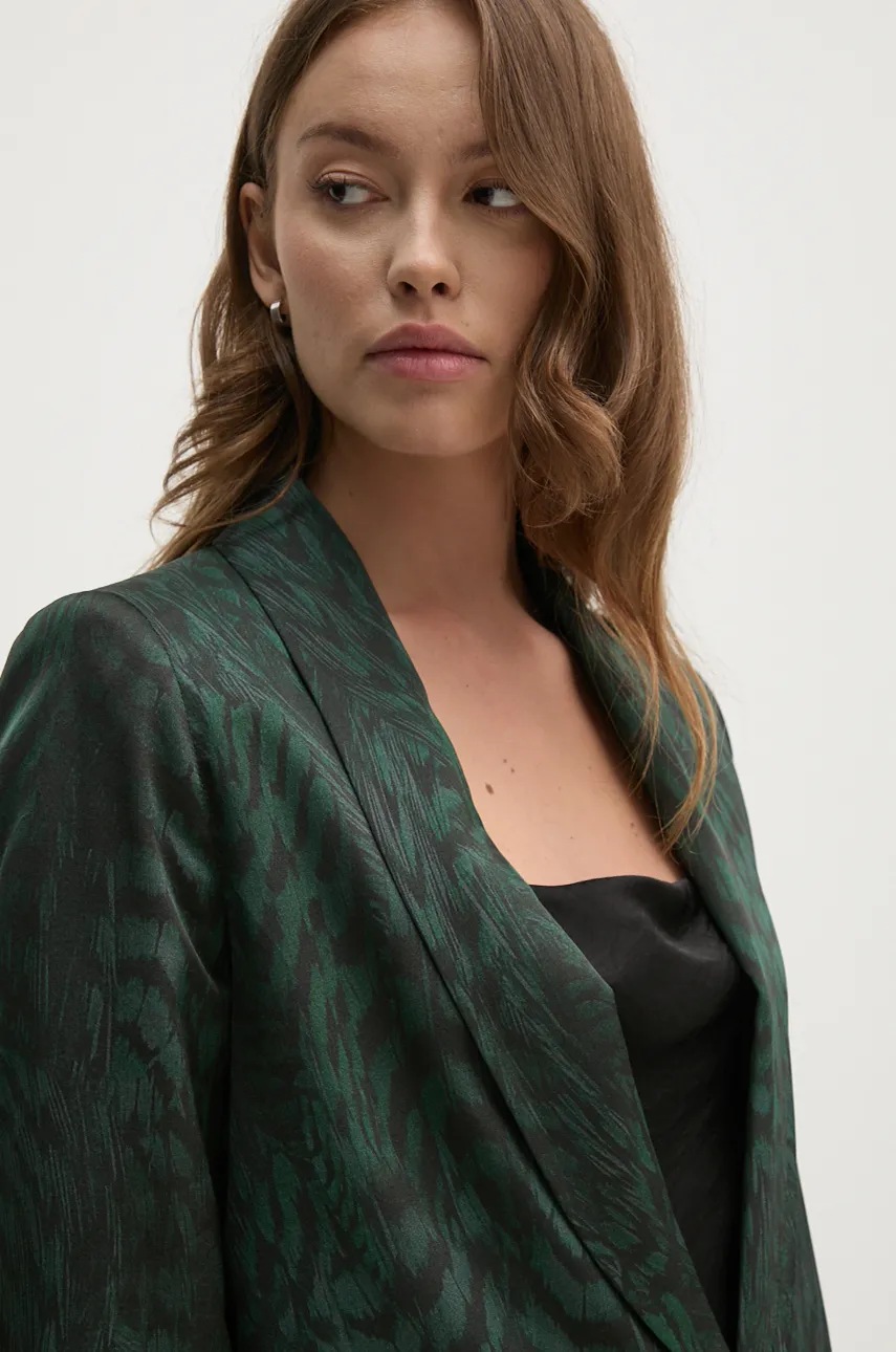 Σακάκι La Petite Française PFVAPOREUSE χρώμα: πράσινο, PFVAPOREUSE φωτογραφία