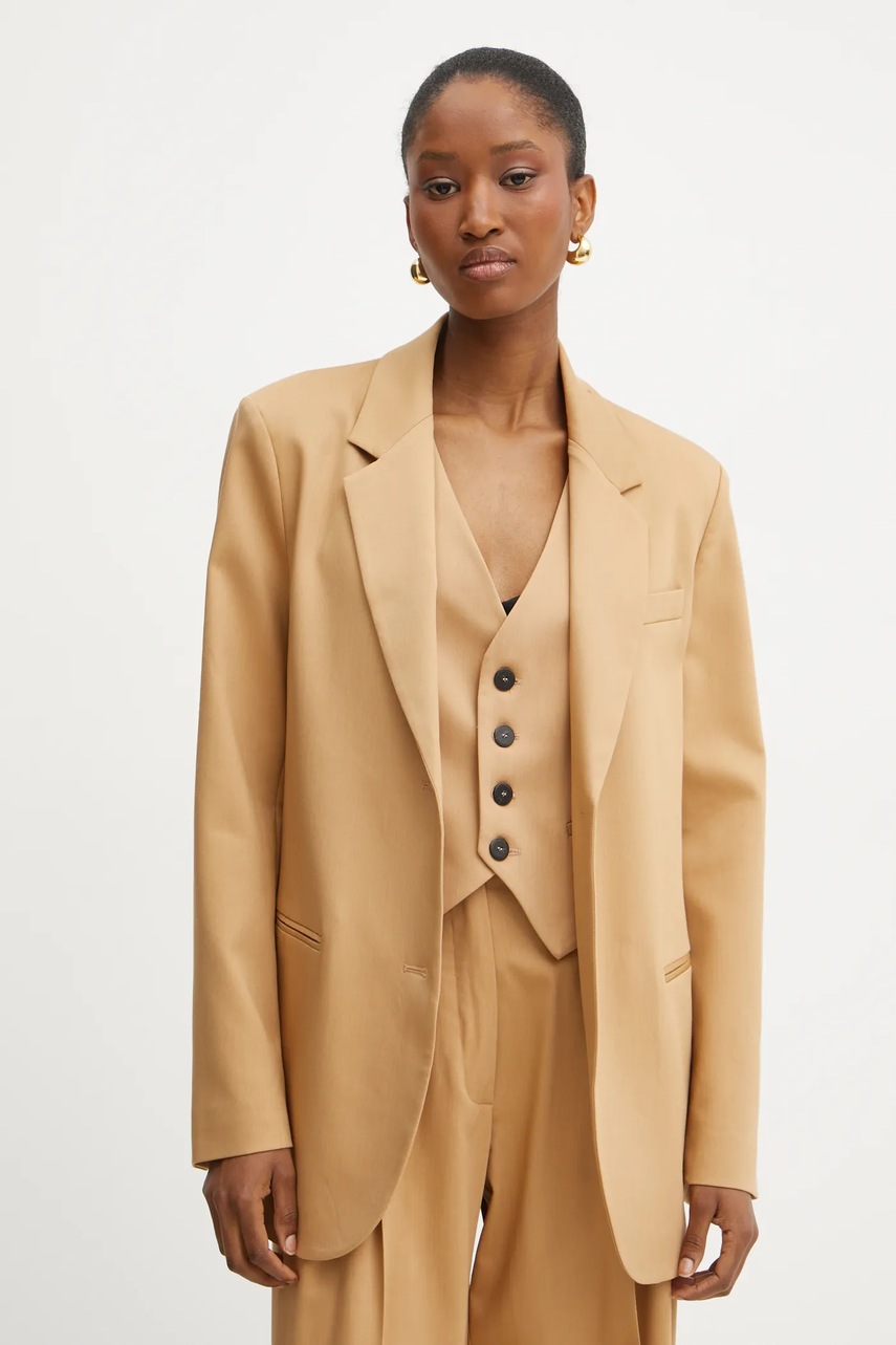 Μπλέιζερ με μίγμα μαλλιού Forte Forte φωτογραφία