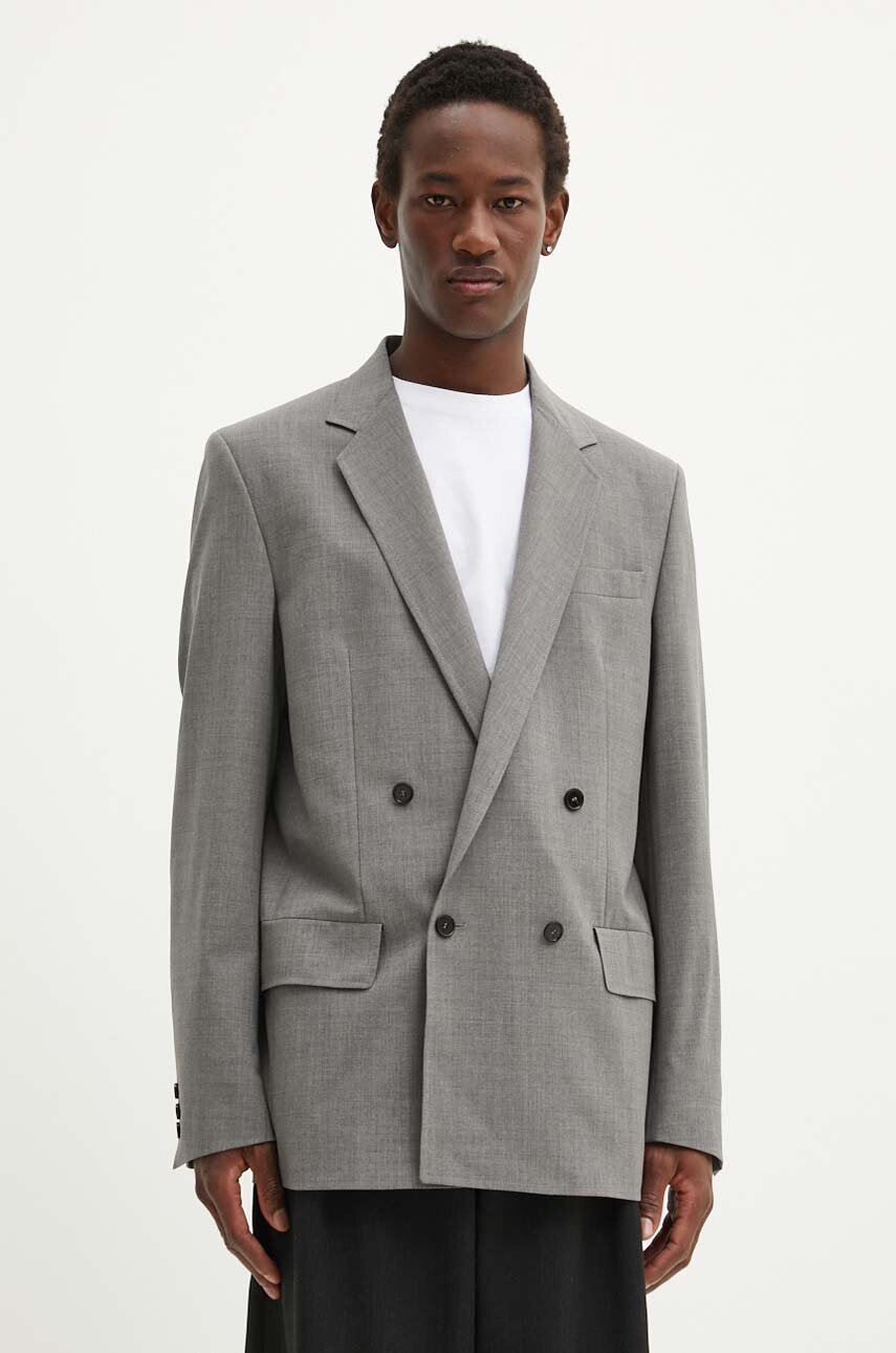 

Вълнено сако MSGM в сиво 3740MG07.247506, Сив