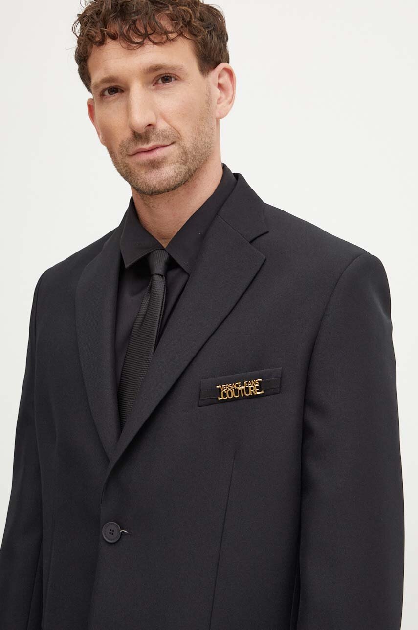Піджак Versace Jeans Couture чоловічий колір чорний 77GAQ703 N0357 