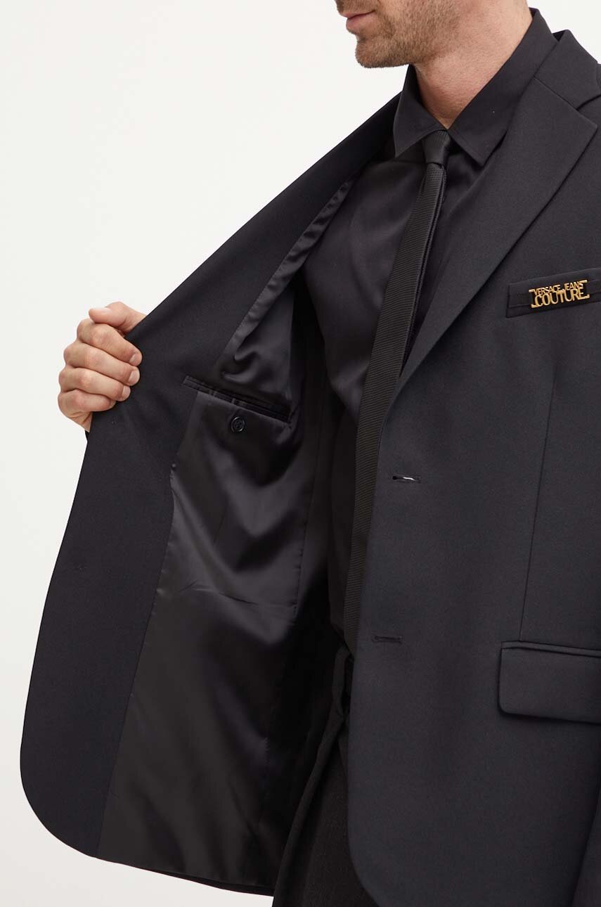 Піджак Versace Jeans Couture чоловічий колір чорний 77GAQ703 N0357 