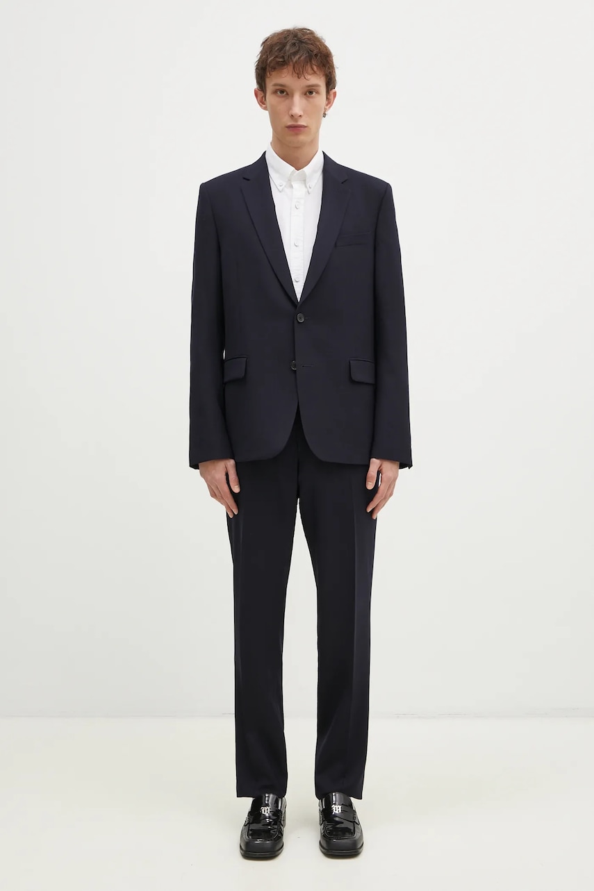 Paul Smith costum de lana culoarea bleumarin, uni, M1R-1457-M00001