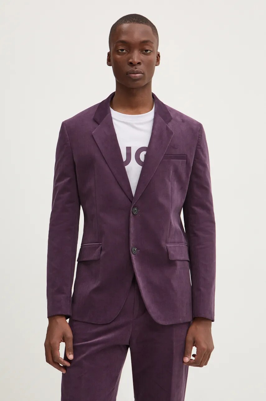 HUGO sacou barbati, culoarea violet, 50525053