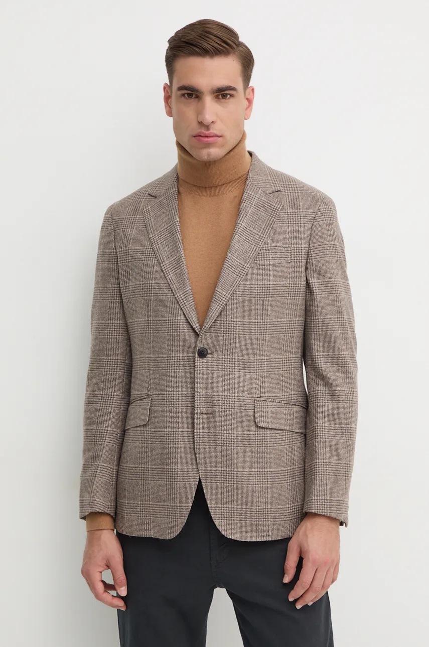 

Вълнено сако Hackett London в бежово HM443439R, Бежов