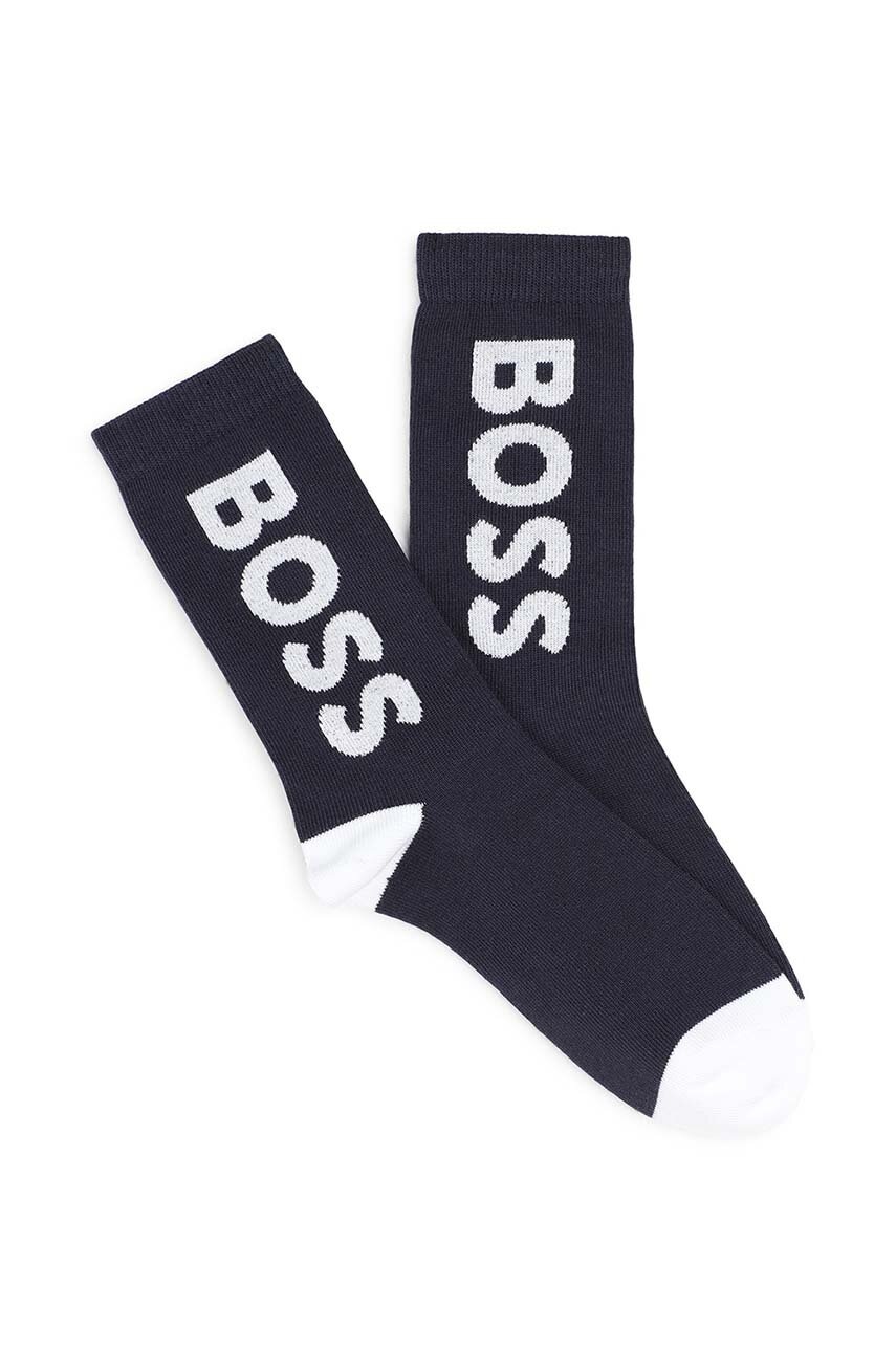 Дитячі шкарпетки BOSS 3-pack колір синій J51577