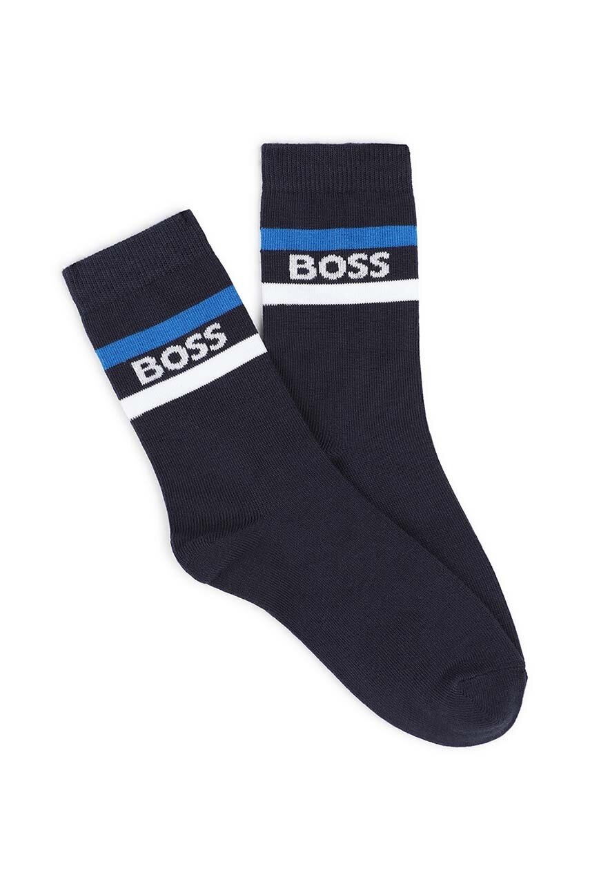 Дитячі шкарпетки BOSS 3-pack колір синій J51585