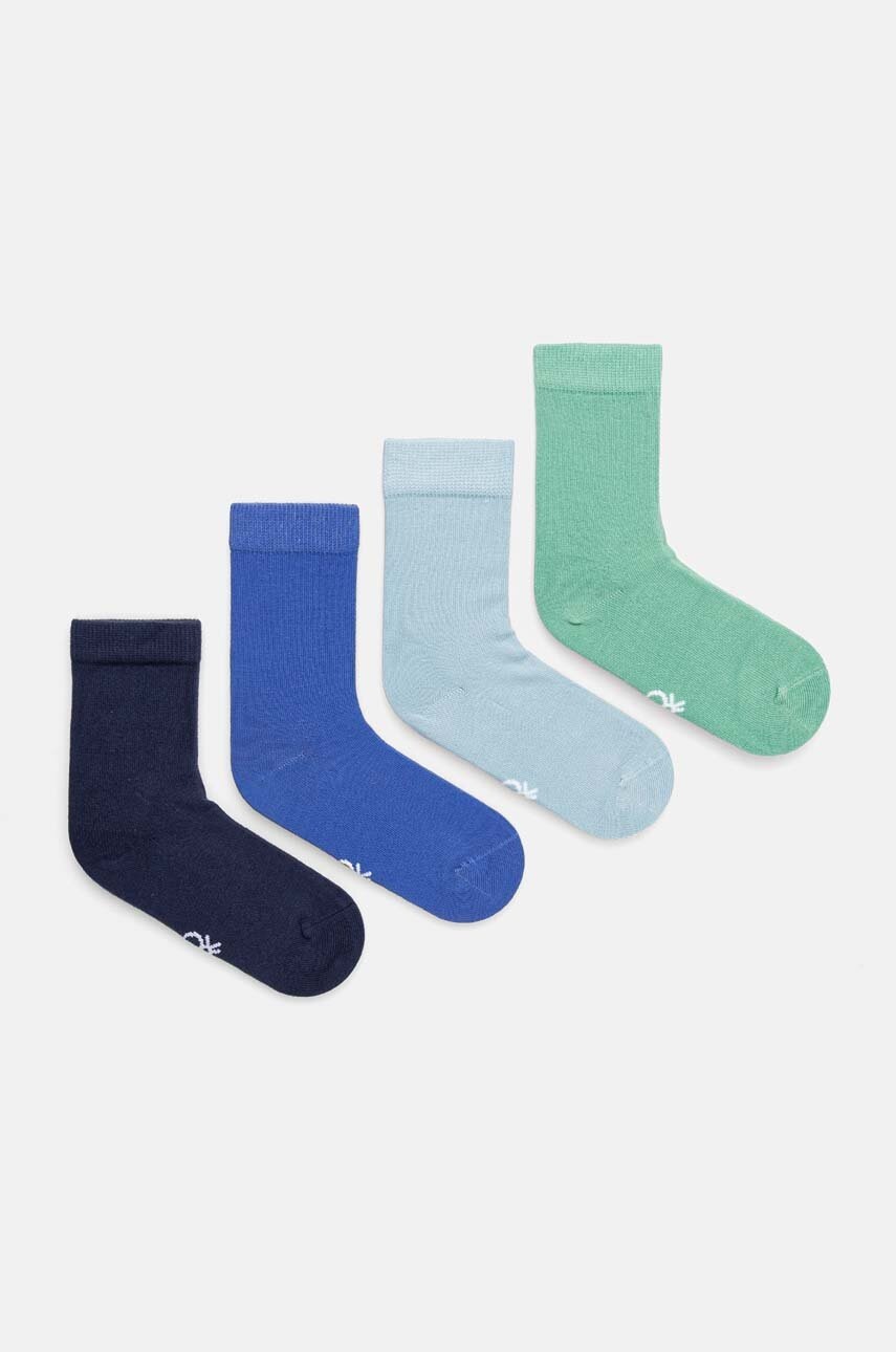 

Детски чорапи United Colors of Benetton (4 чифта) в синьо 6GRD07028, Син