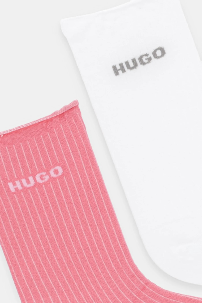 Носки HUGO 2 шт цвет белый 50502080 Носки HUGO 2 шт цвет белый 50502080