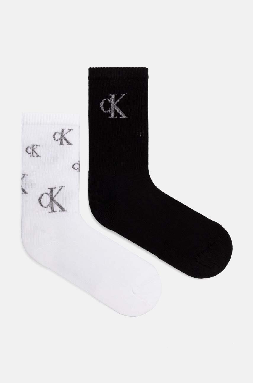

Чорапи Calvin Klein Jeans (2 чифта) в бяло 701229465, Бял
