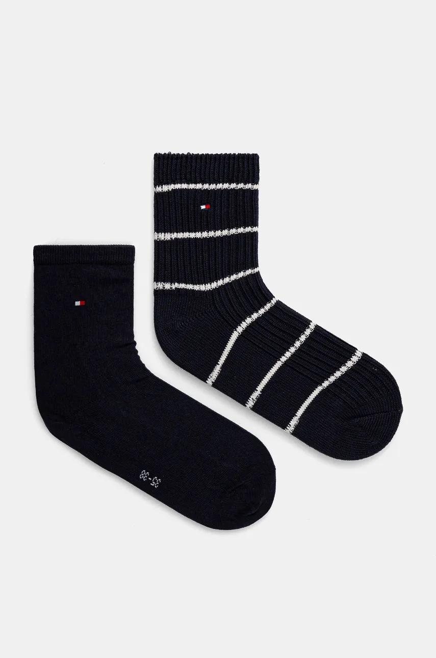 

Чорапи Tommy Hilfiger (2 чифта) в тъмносиньо 701229866, Тъмносин