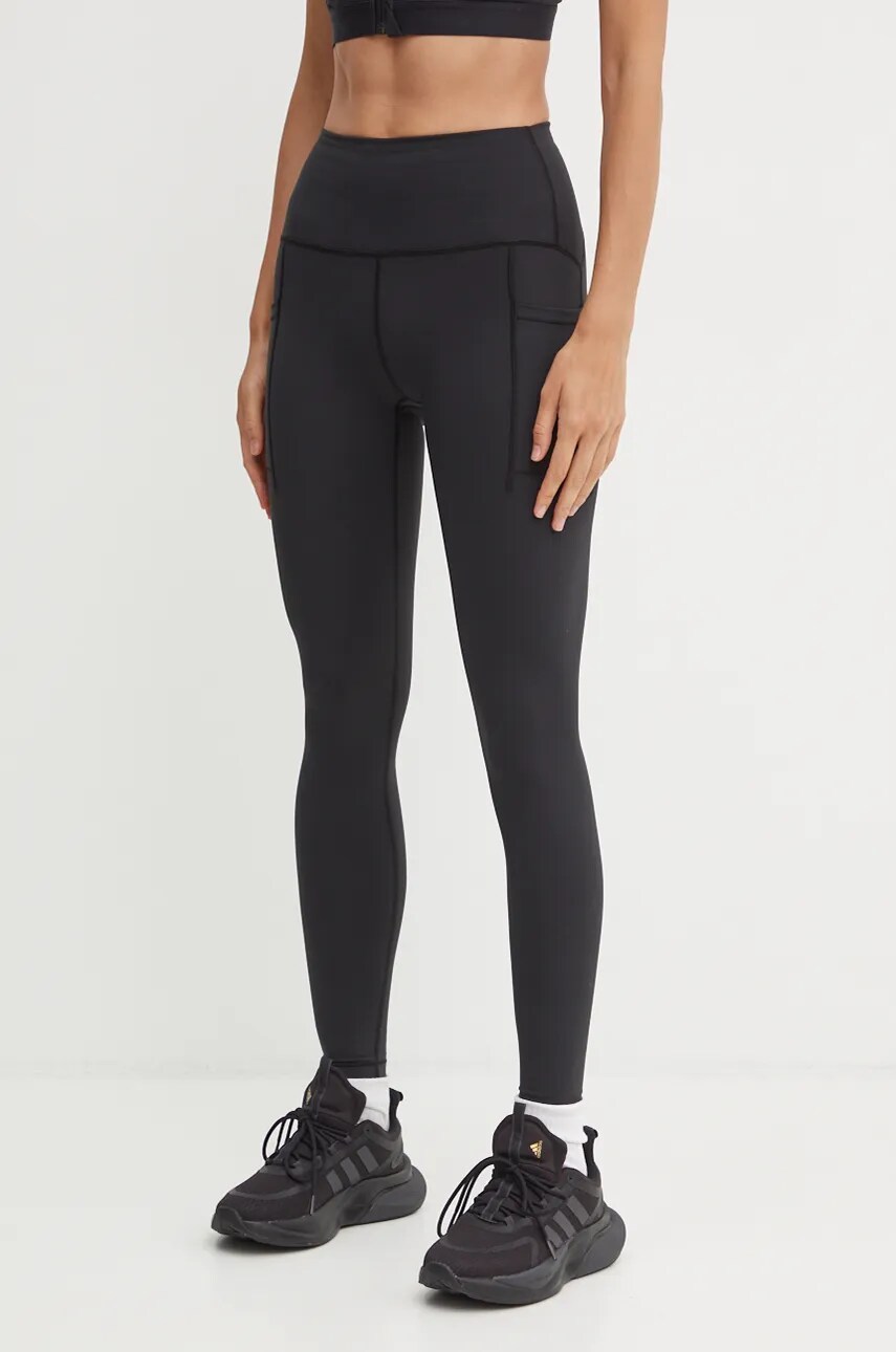 New Balance leggins de antrenament culoarea negru, neted, WP41275BK